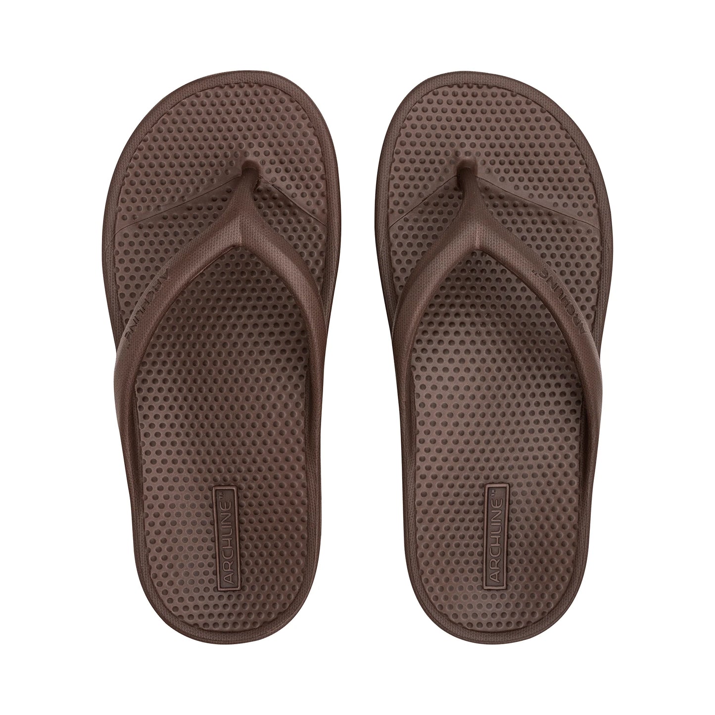 Archline Rebound Orthotic Thongs - Brown - healthSAVE Little Tree Pharmacy Earlwood