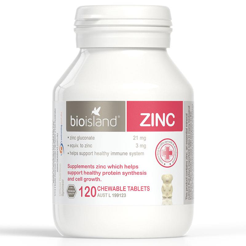 Bio Island Zinc 120 Chewable Tablets - healthSAVE Little Tree Pharmacy Earlwood