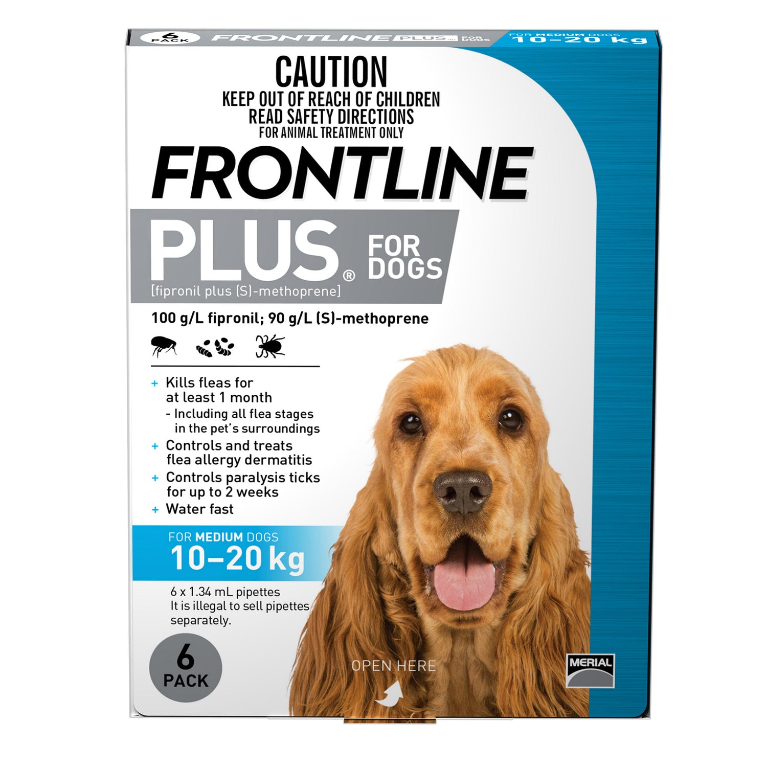 Frontline Plus For Dogs Medium 10-20kg 3 Pack - healthSAVE Little Tree Pharmacy Earlwood