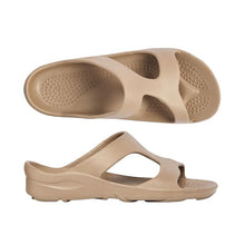 Charger l&#39;image dans la galerie, Aussie Soles Indy Arch Support Slides Tan - healthSAVE Little Tree Pharmacy Earlwood